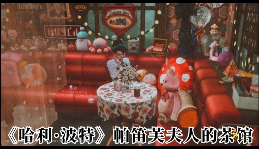 ❤兔酱订阅❤《哈利波特》系列丨帕笛芙夫人的茶馆-粉红暧昧森系网红