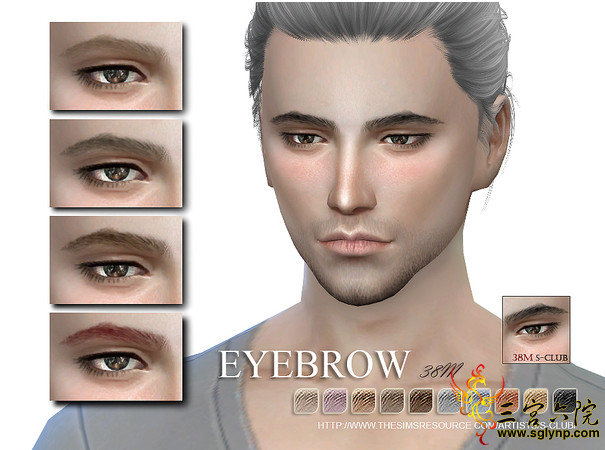 S-Club WM thesims4 Eyebrows 38M.png