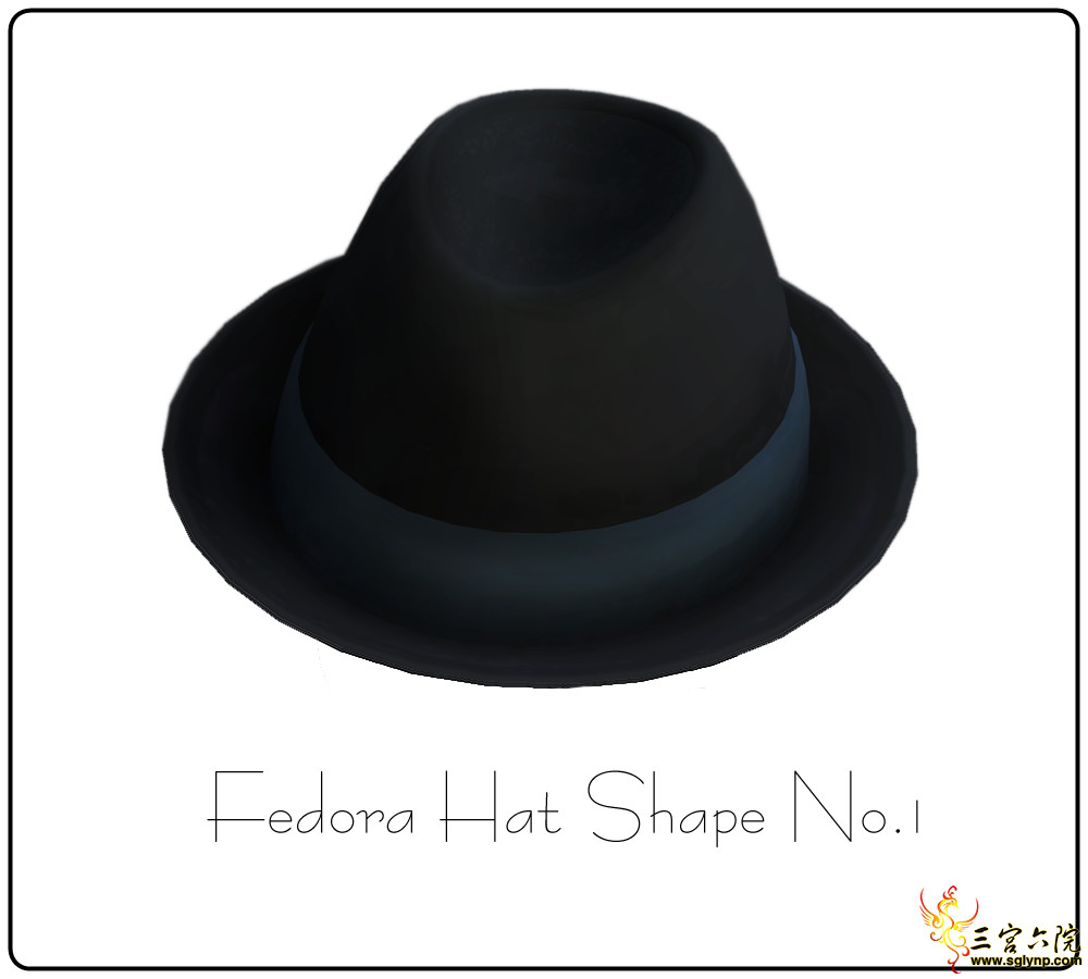 lonelyboy_ts4_Fedora Hat Shape No1.png