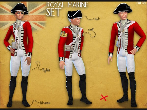 英国古代海军制服图片