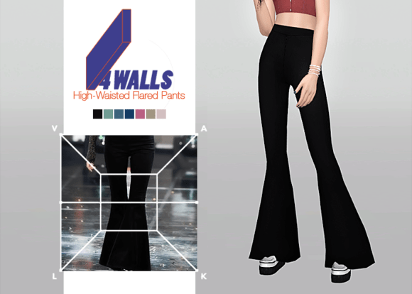 [WAEKEY] 4 Walls High-Waisted Flared Pants.jpg