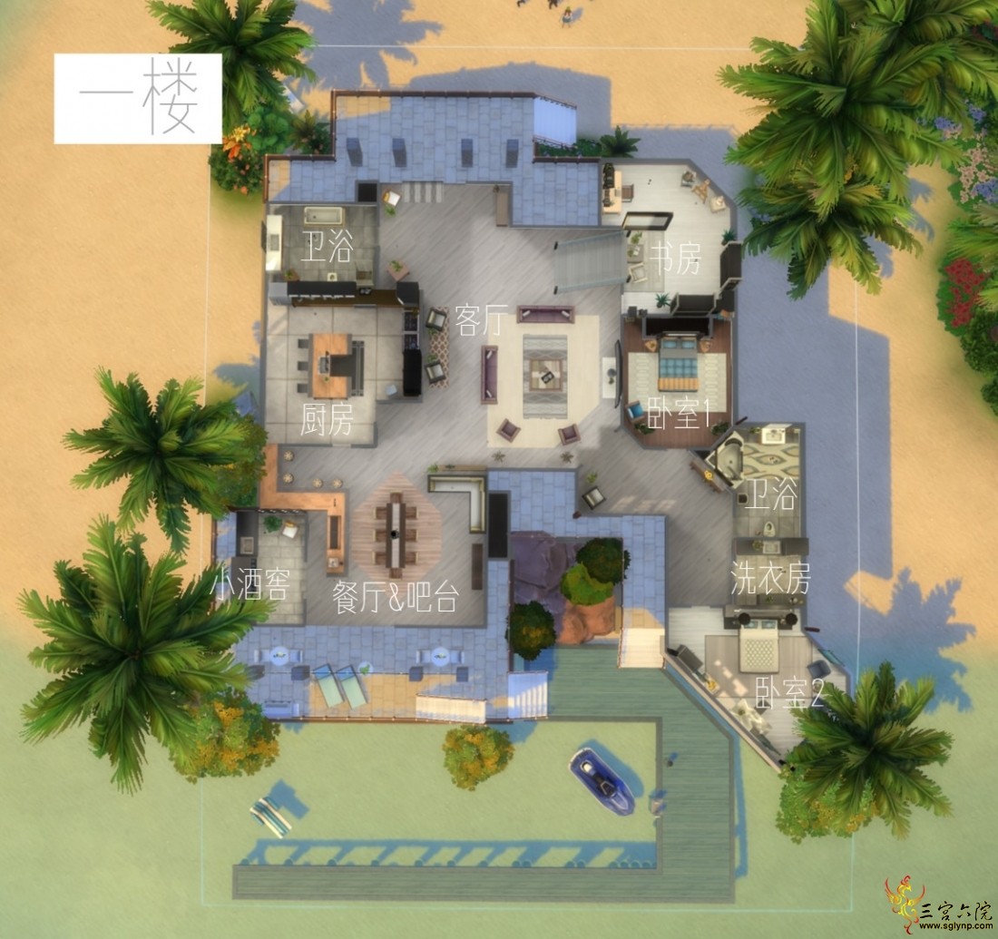 游戏房子平面设计图图片