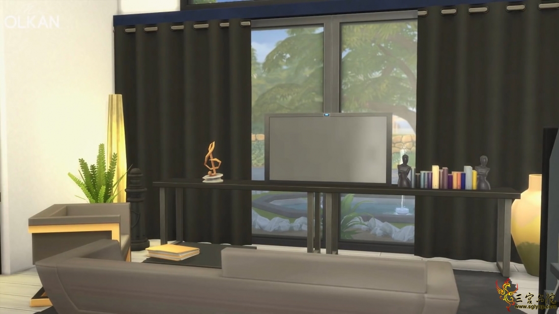 The Sims 4 Speed Build MANLY LOFT NO CC + HOUSE TOUR.mp4_20190803_232011.574.jpg