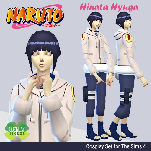 CosplaySimmer_The Sims 4 Hinata Hyuga cosplay Set.png