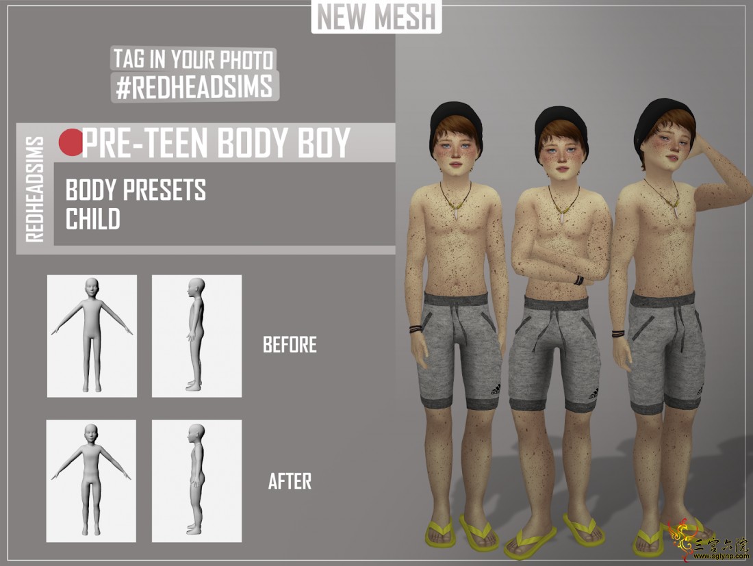 sims 4 child body sliders