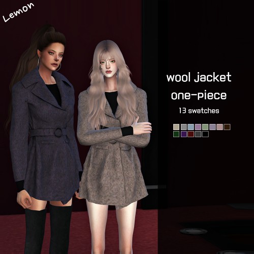 [Lemon] wool jacket one-piece.png