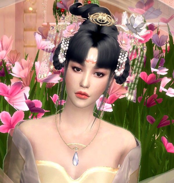 回帖领币~适合古风:眉心花钿 - 第16页 - 模拟人生4 原创mod区 - 三宫