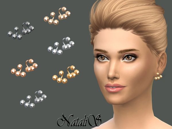 NataliS_Metal balls ear jackets.jpg