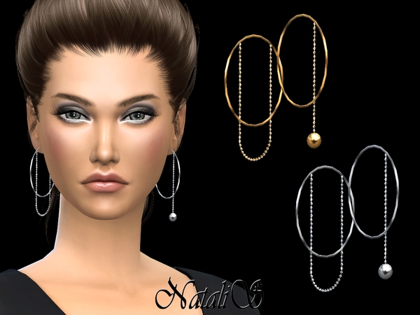 NataliS_Asymmetric hoop earrings with chain.jpg