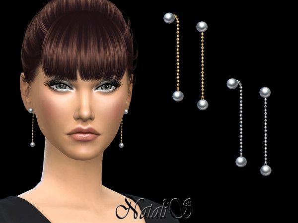 NataliS_Double pearl chain earrings.jpg