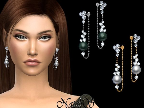 NataliS_Pearl and crystals chain earrings.jpg