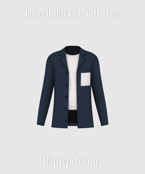 lonelyboy_ts4_Casual Jacket with Tee.gif