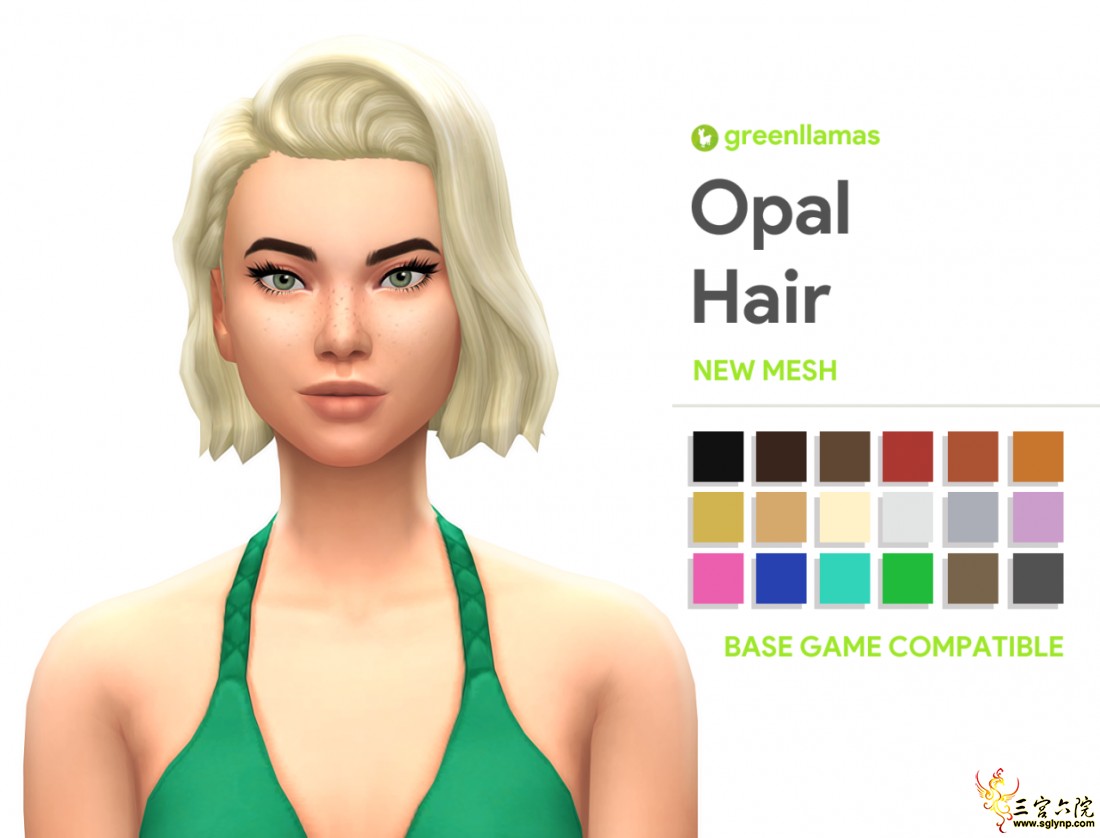 [greenllamas] Opal Hairĸ.png