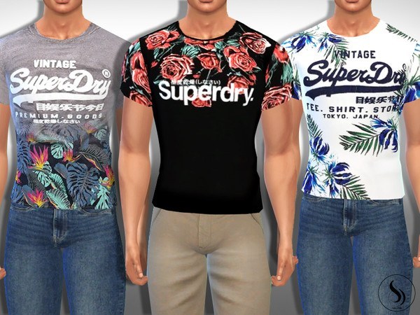 Male Sims SuperDry Tees.jpg