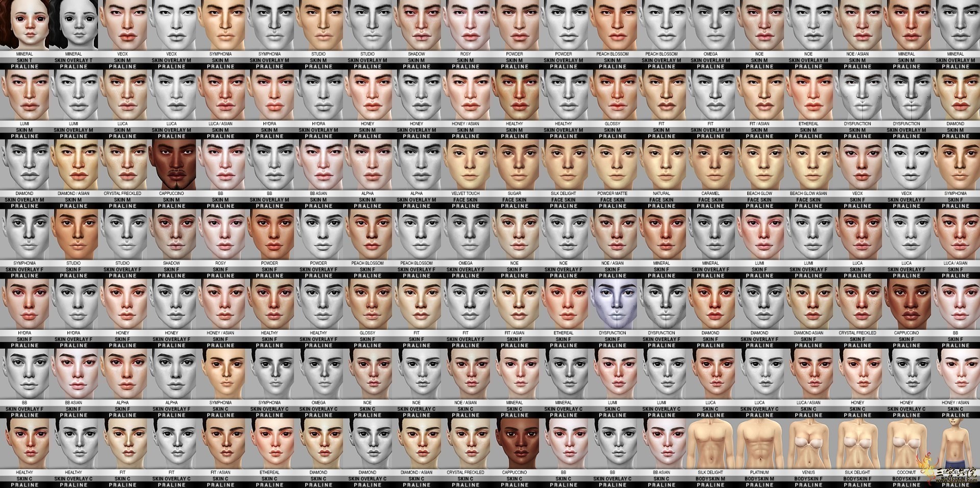 Pralinesims_UltimateOldSkinCollection.png