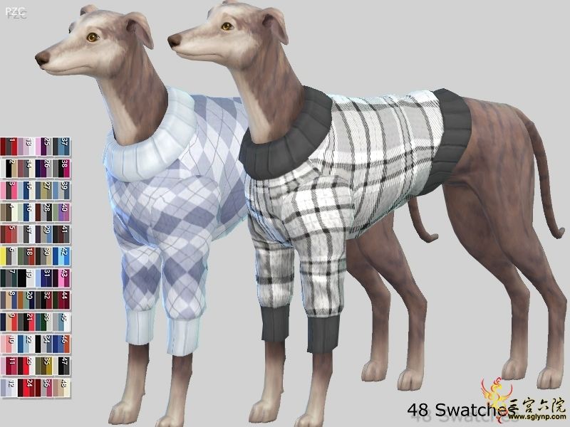 PZC_Burberry Large Dog Plaid and Tartan Sweaters Collection.jpg