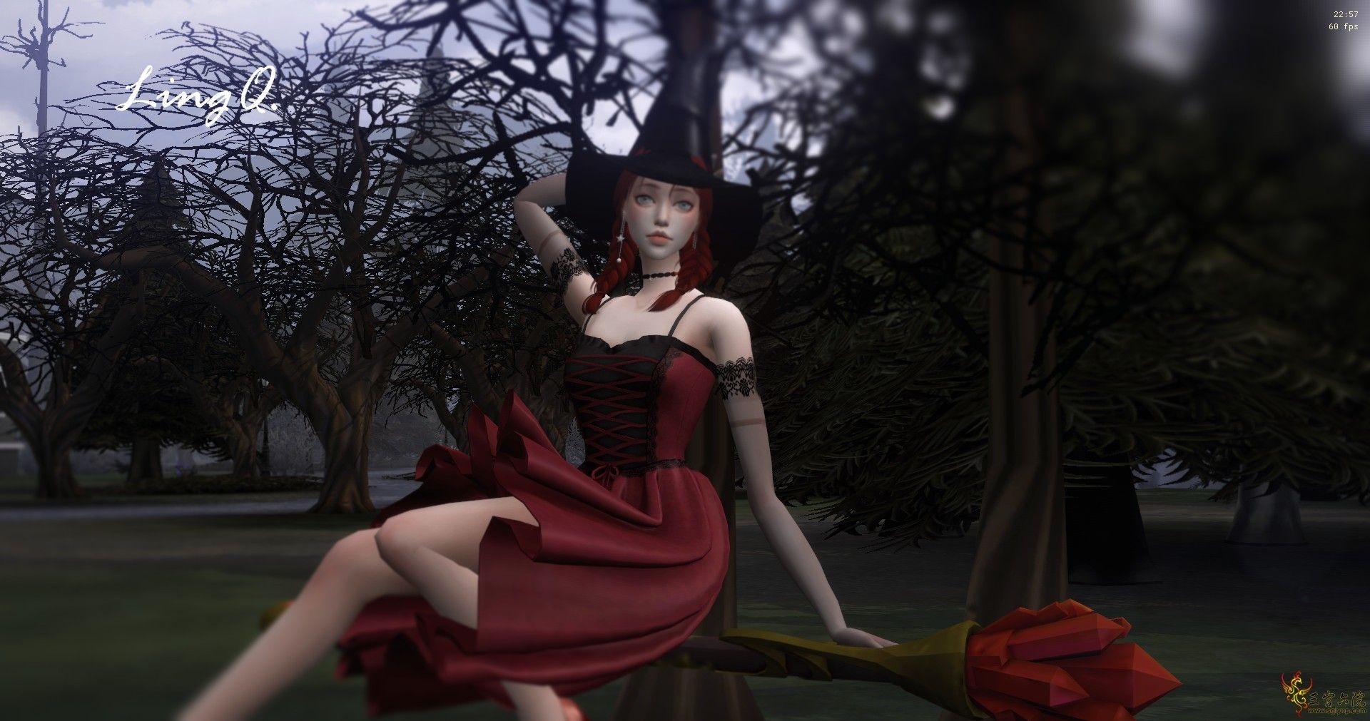 【野兽派与乌龙茶】动作包 | 万圣节的小女巫(含手持扫帚,水晶球)