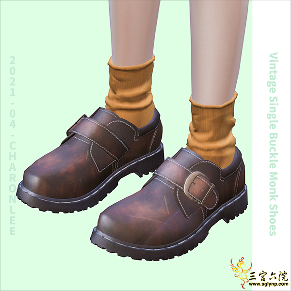 [CHARONLEE]2021-032-Vintage Single Buckle Monk Shoes01.png