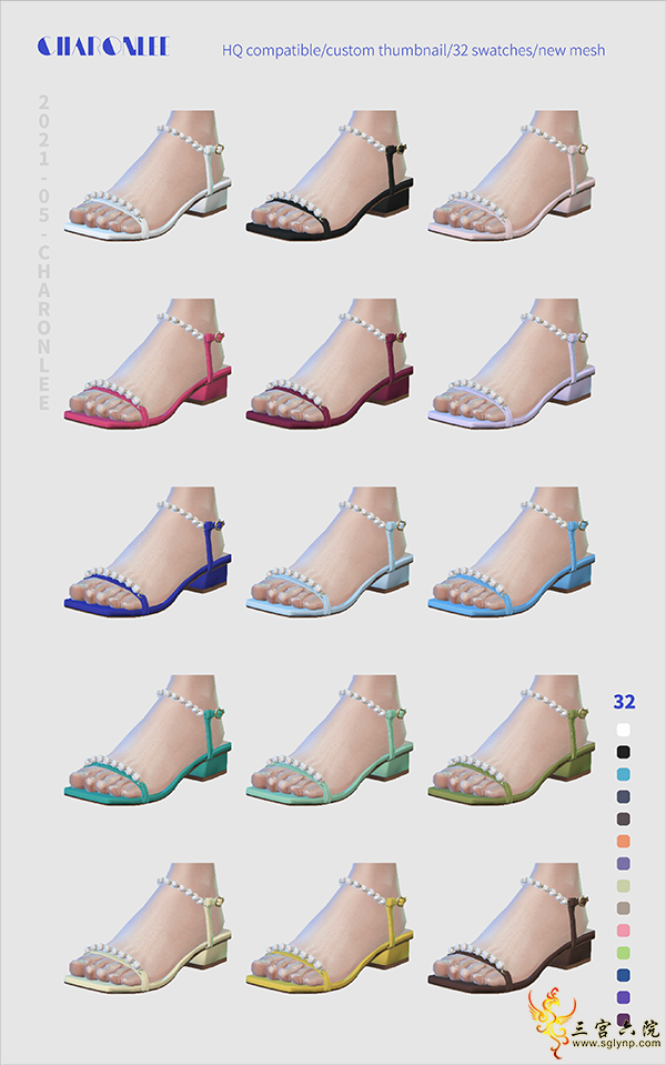 [CHARONLEE]2021-039-Pearl Flat Sandals03.png