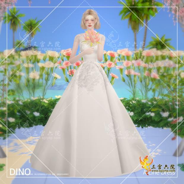 [DINO] A Line Wedding Dress.png