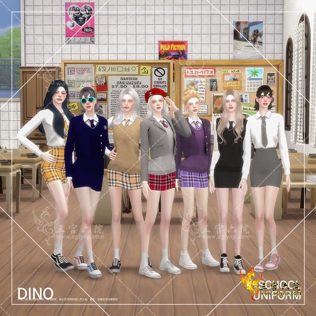 [DINO] K-School Uniforms for Female.png