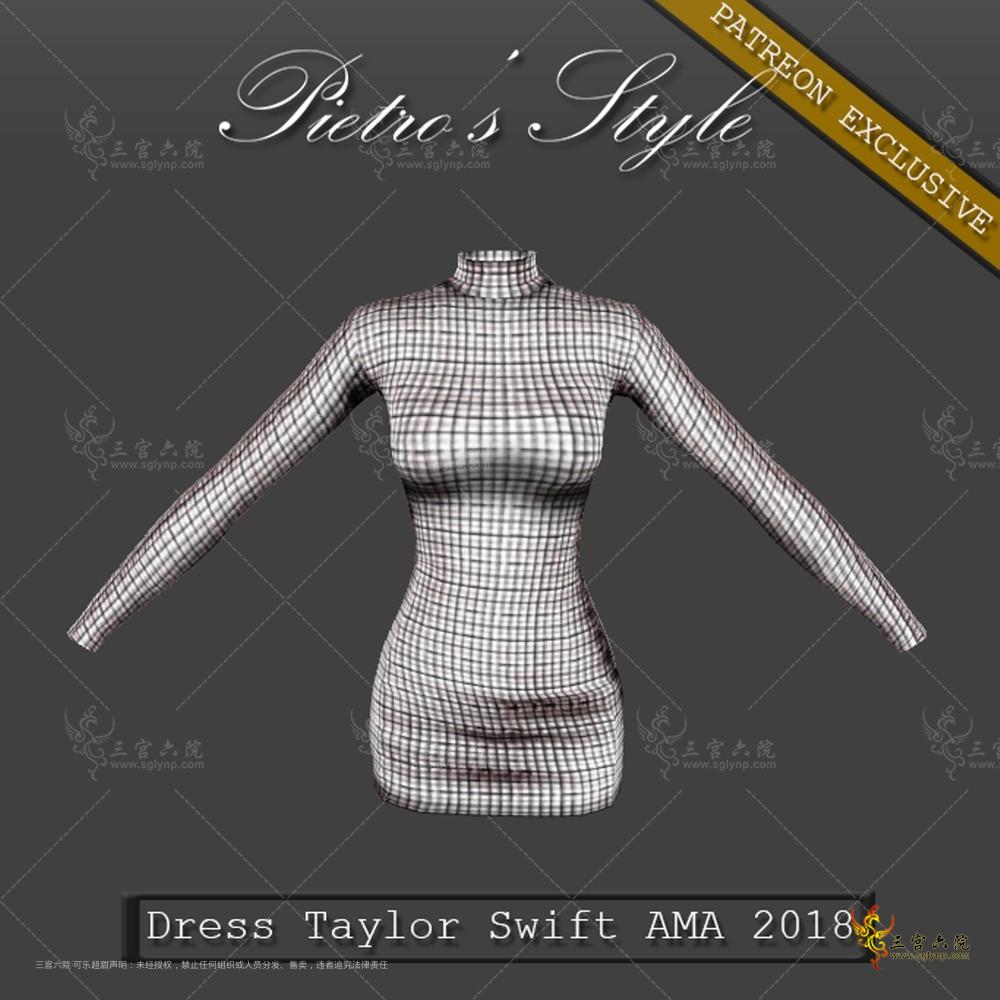 (Pietro's Style) - Dress Taylor Swift AMA 2018.png