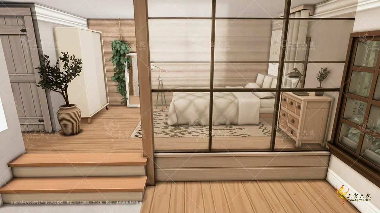 The Sims 4 Townhouses Part 2  No CC  Stop Motion Speedbuild - frame at 6m54s.jpg