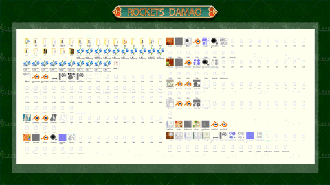 【大猫】【ROCKETS火箭队】古风系列 - 宴会（25件套）丨摆件丨手持丨