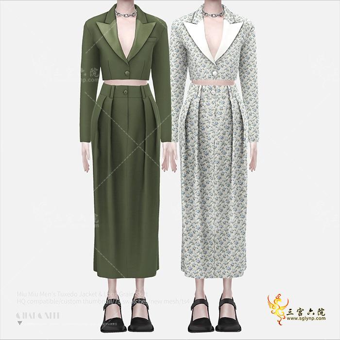 [CHARONLEE]2023-021-Miu Miu Men's Tuxedo Jacket &amp; Micro Skirt01.png
