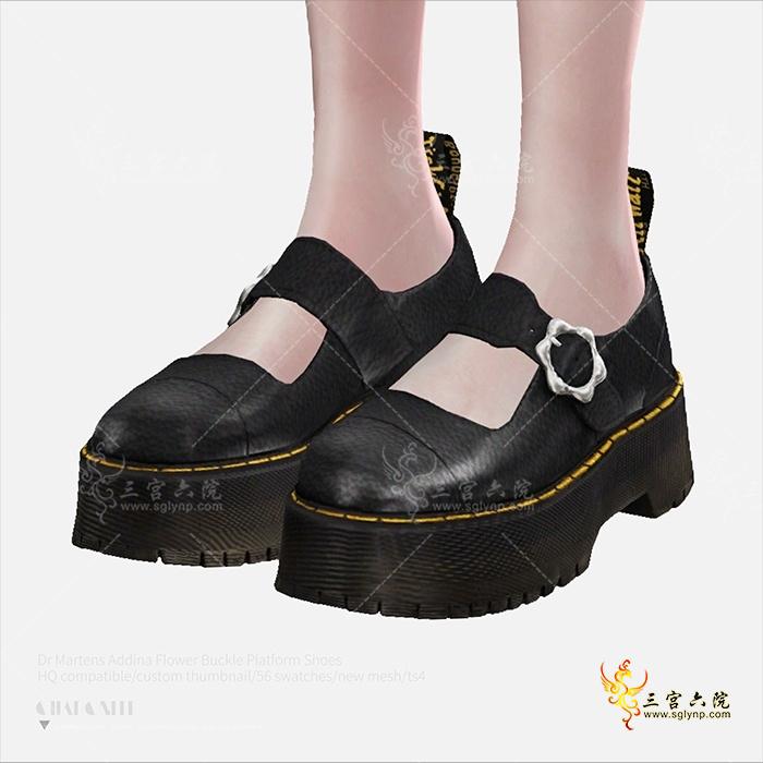 [CHARONLEE]2023-043-Dr Martens Addina Flower Buckle Platform Shoes01.png
