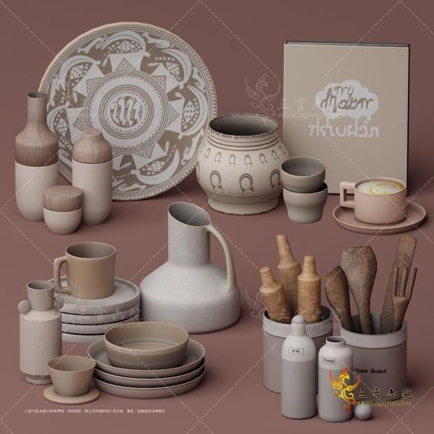 SNOOTYSIMS Stoneware Kitchen Clutter 01.png