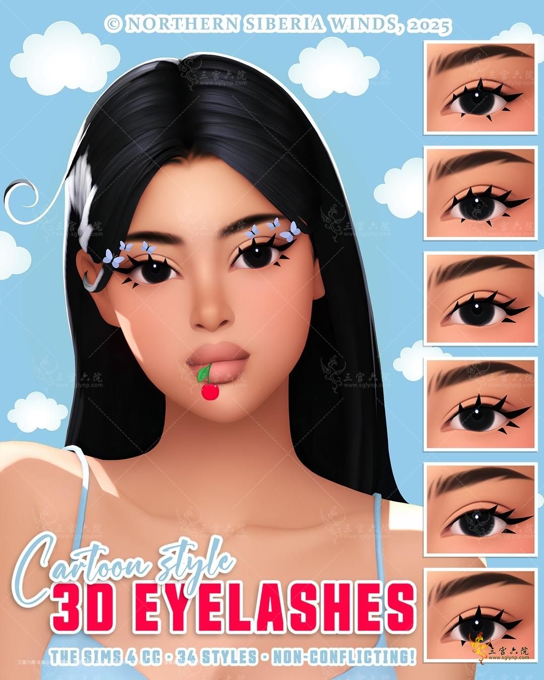 3d mm eyelashes for sims 4 pic.1.png