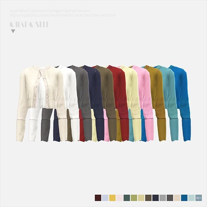 [CHARONLEE]2025-018-Scarf Wool Cashmere Cardigan Opened Version03.png