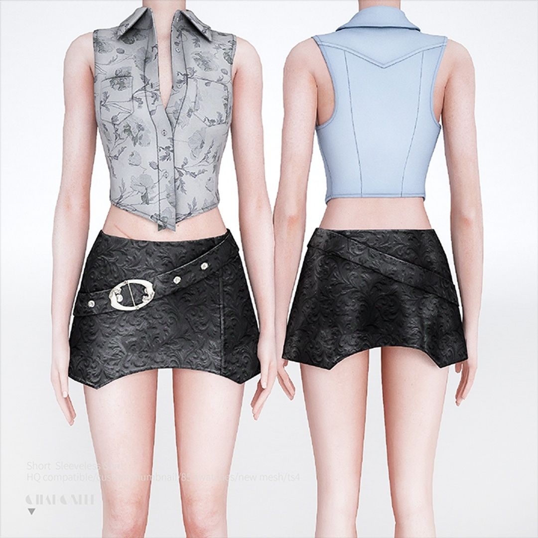 [CHARONLEE]2025-007-Short  Sleeveless Shirt01.png