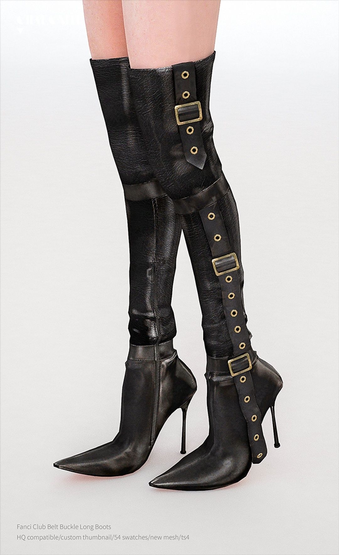 [CHARONLEE]2024-015-Fanci Club Belt Buckle Long Boots02.png