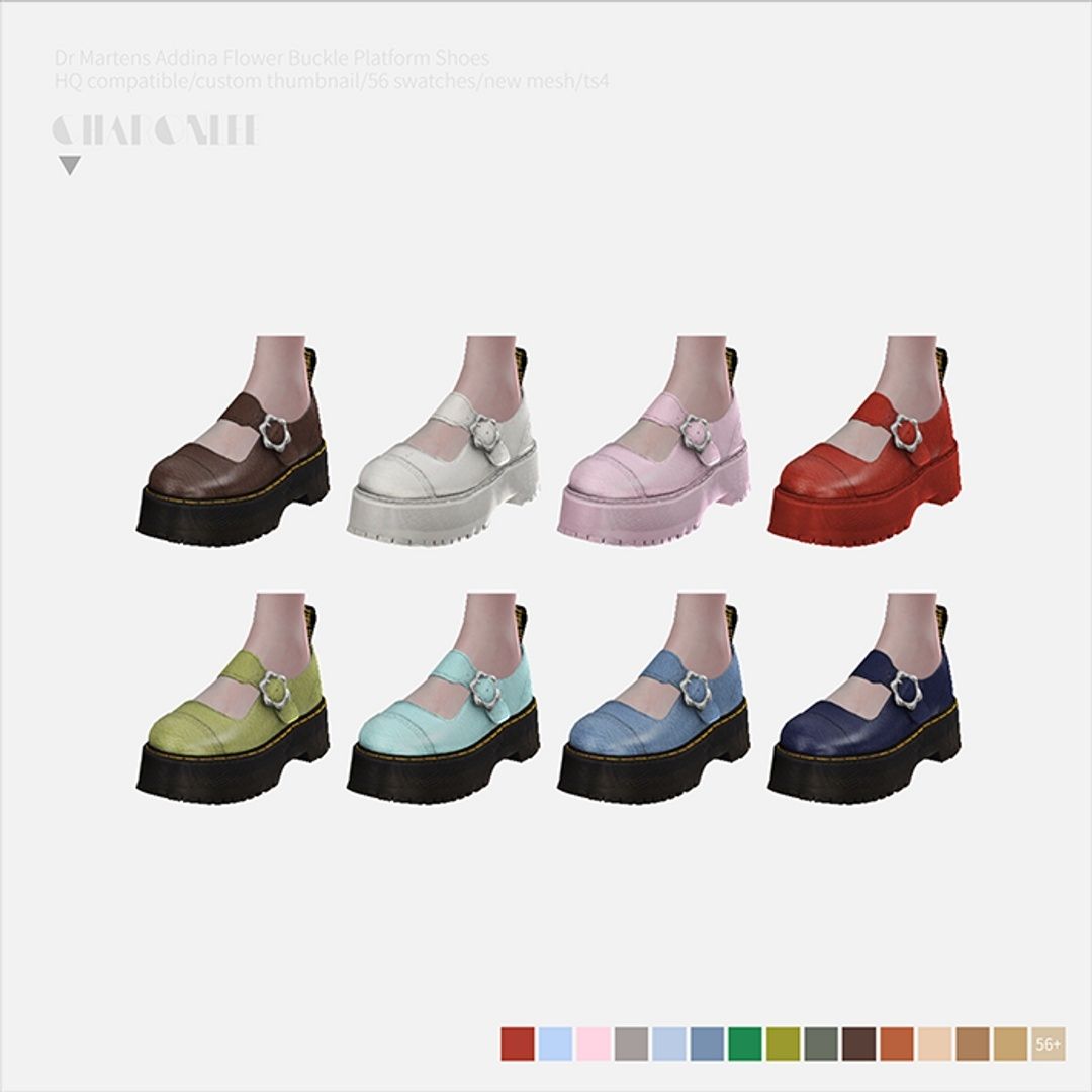 [CHARONLEE]2023-043-Dr Martens Addina Flower Buckle Platform Shoes03.png